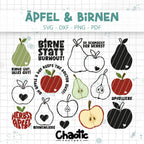 Plotterdatei Äpfel & Birnen