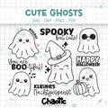 Plotterdatei Cute Ghosts