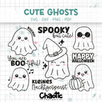 Plotterdatei Cute Ghosts