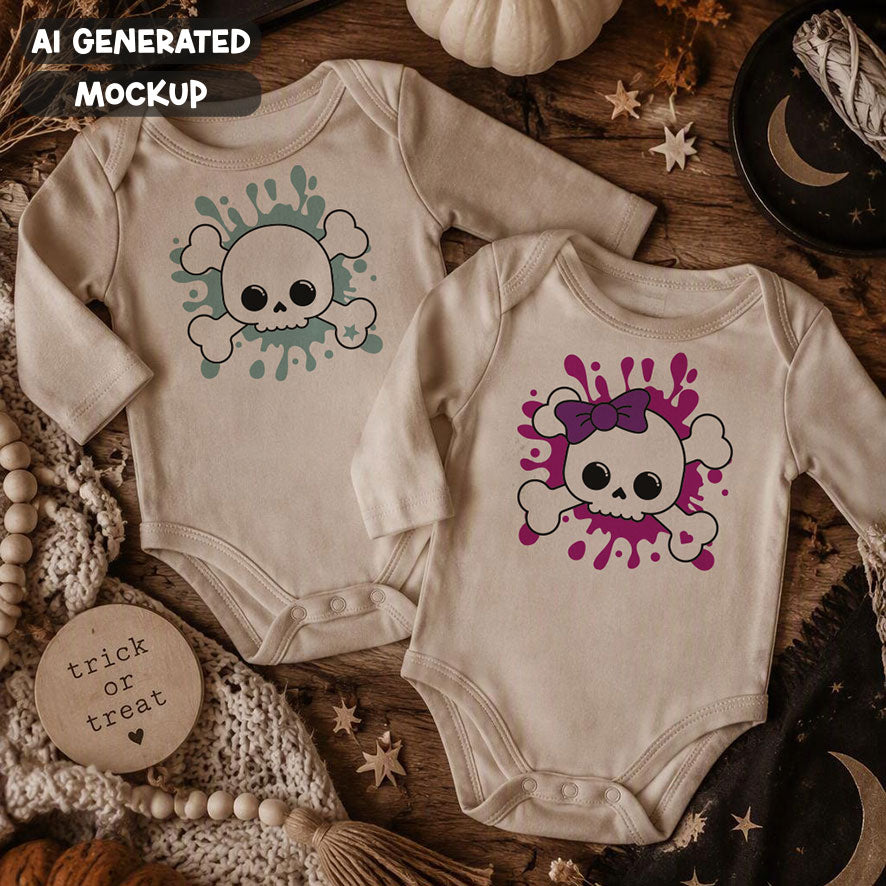 Plotterdatei Cute Skulls