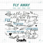 Plotterdatei Fly Away