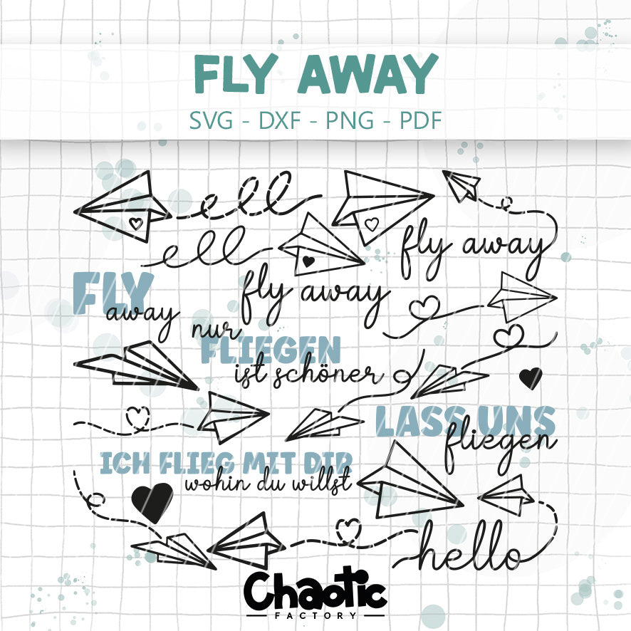 Plotterdatei Fly Away