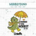 Plotterdatei Herbstdino