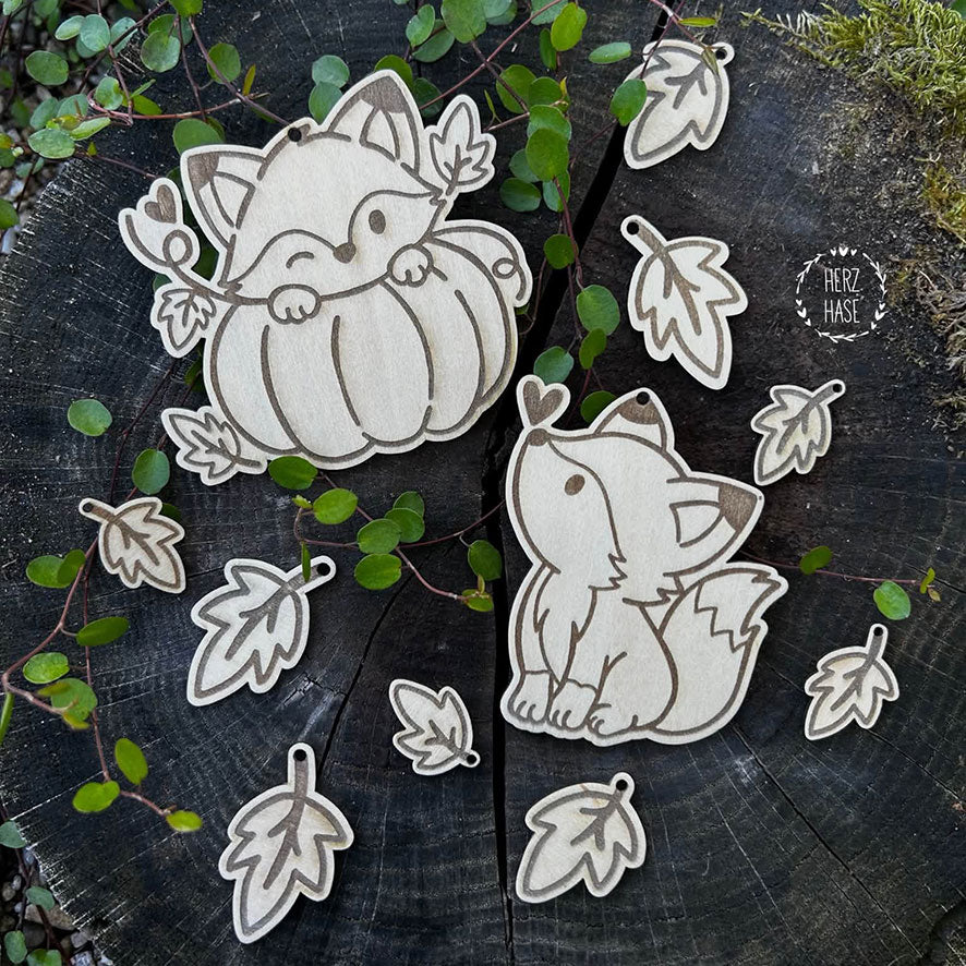 Plotterdatei Herbstfuchs