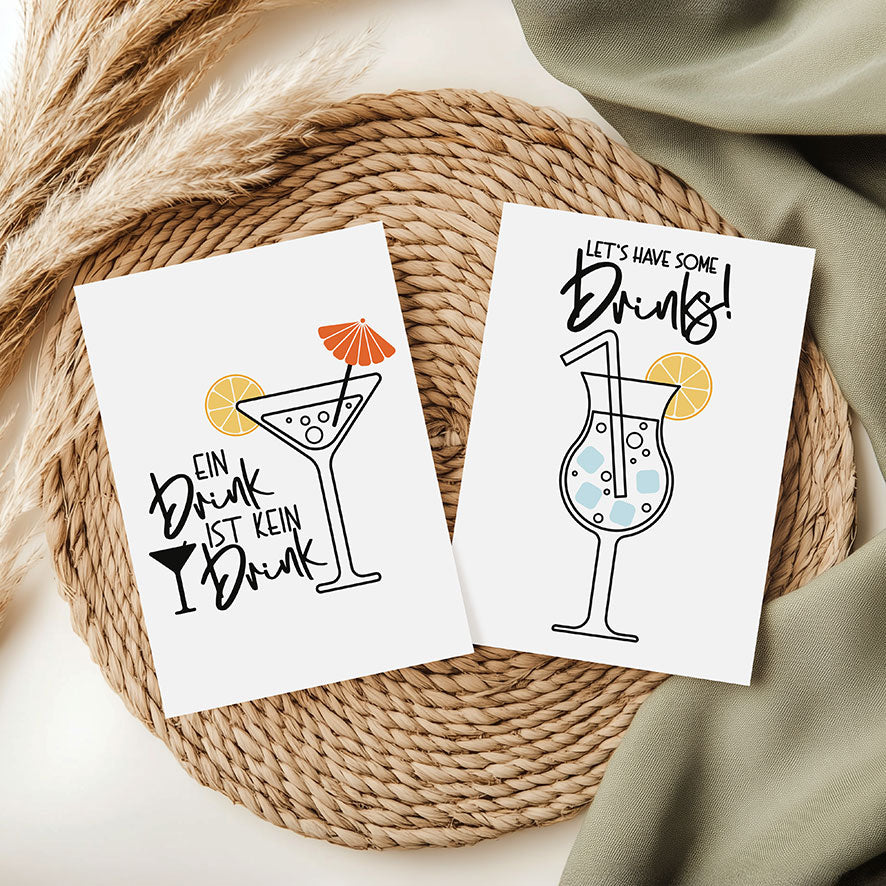 Plotterdatei Cocktailparty