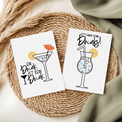 Plotterdatei Cocktailparty