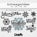 Plotterdatei Schneegestöber