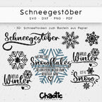 Plotterdatei Schneegestöber