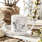 Plotterdatei Gans viel Frühling