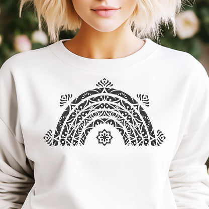 Plotterdatei Mandala Rainbow