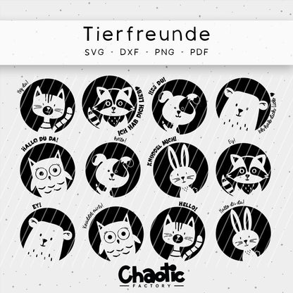 Plotterdatei Tierfreunde