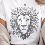 Plotterdatei Flower Lion