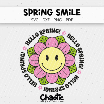 Plotterdatei Spring Smile