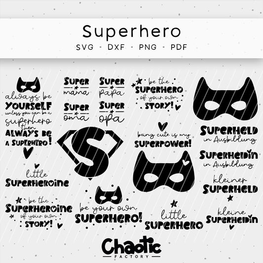 Plotterdatei Superhero
