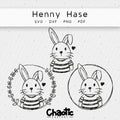 Plotterdatei Henny Hase