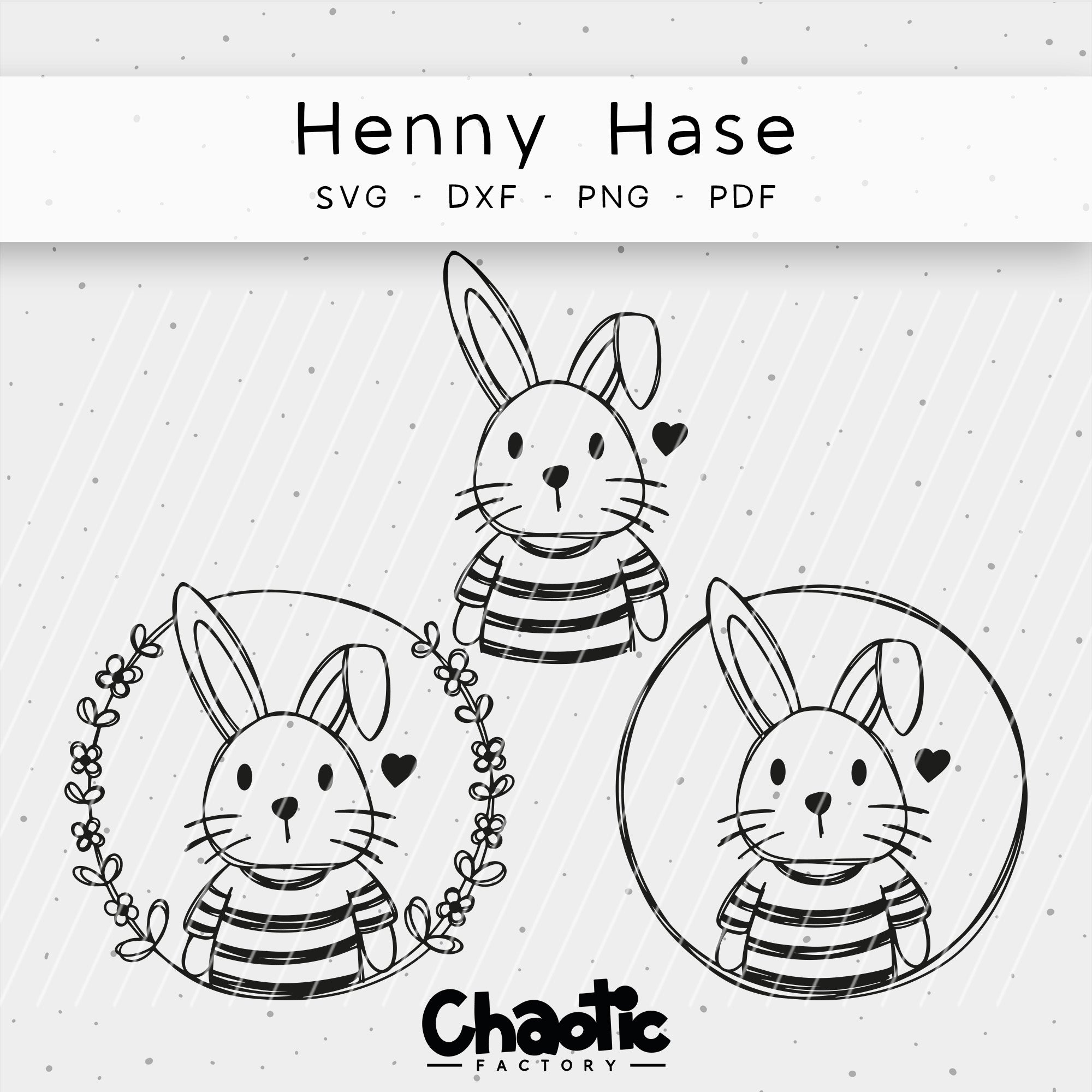 Plotterdatei Henny Hase