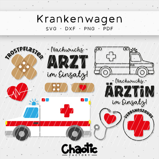 Plotterdatei Krankenwagen