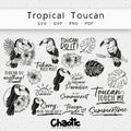 Plotterdatei Tropical Toucan