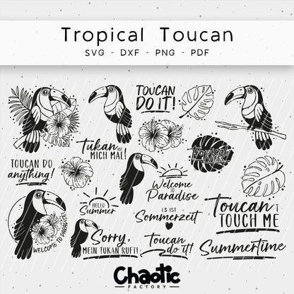Plotterdatei Tropical Toucan
