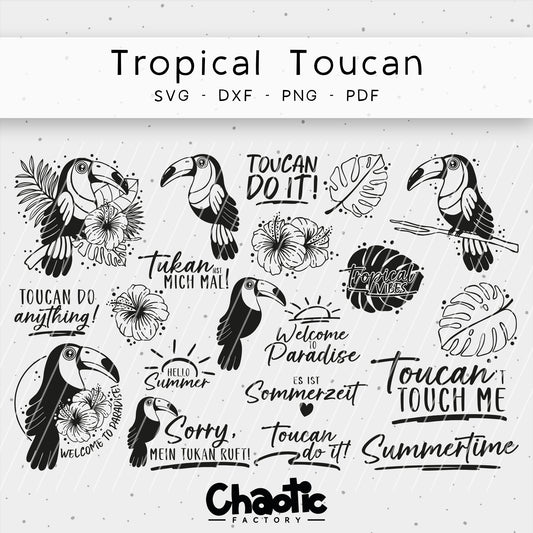 Plotterdatei Tropical Toucan