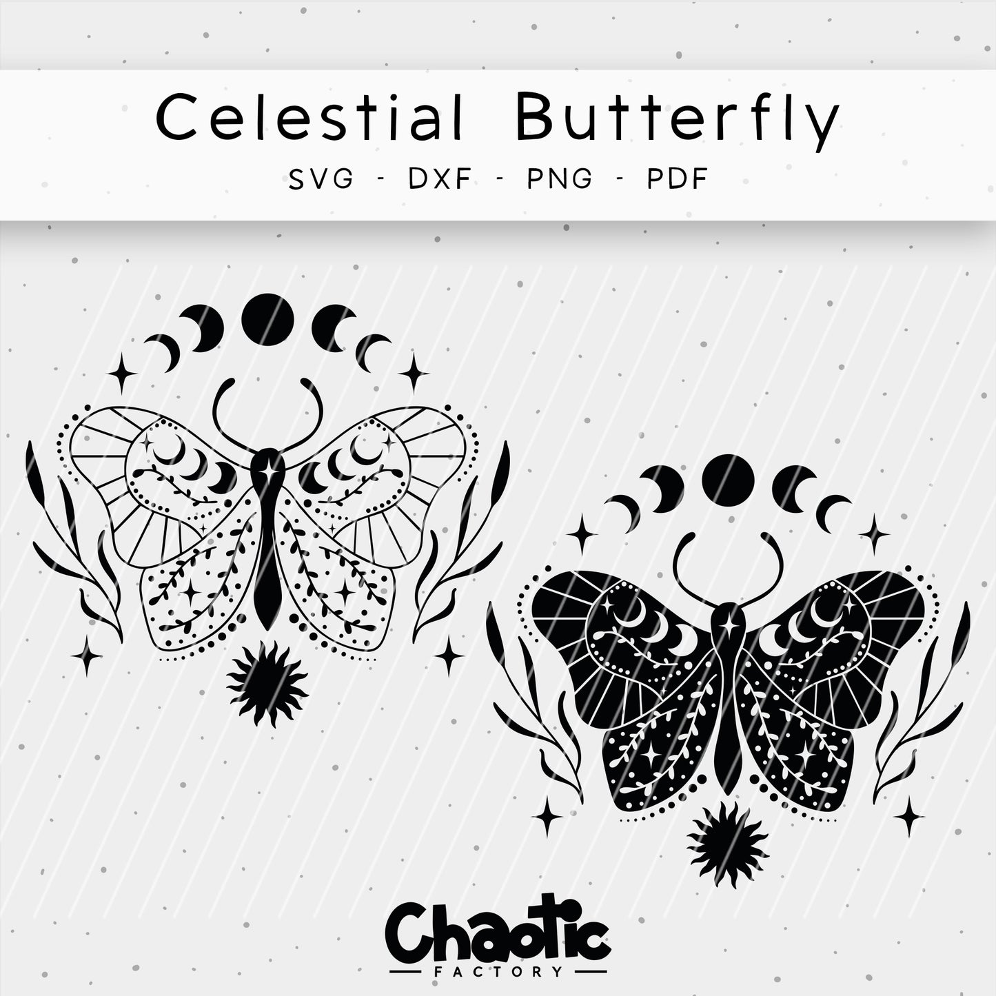 Plotterdatei Celestial Butterfly