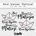 Plotterdatei Ahoi kleiner Matrose!