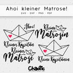 Plotterdatei Ahoi kleiner Matrose!