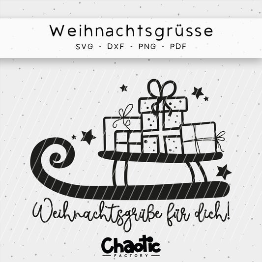 Plotterdatei Weihnachtsgrüße