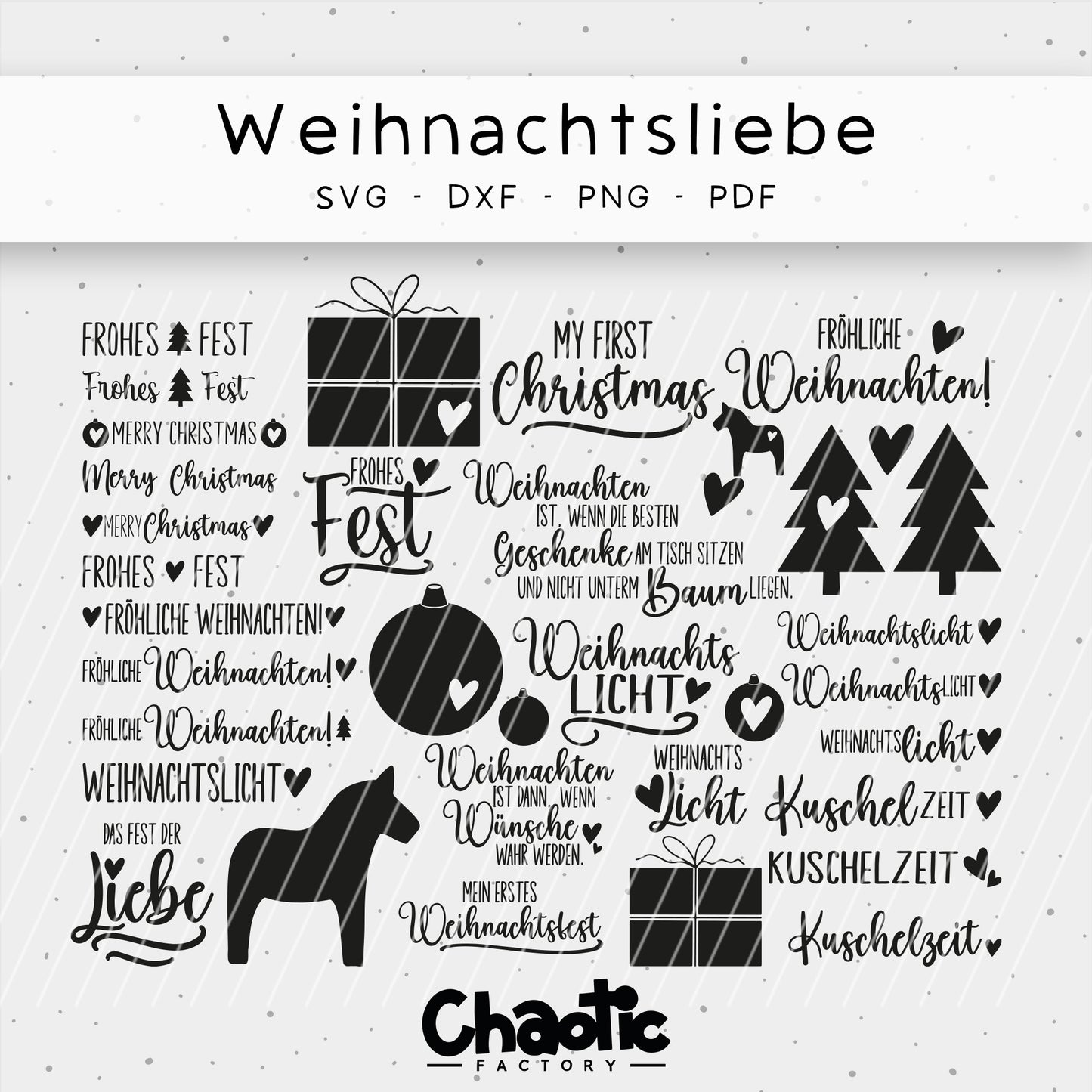 Plotterdatei Weihnachtsliebe