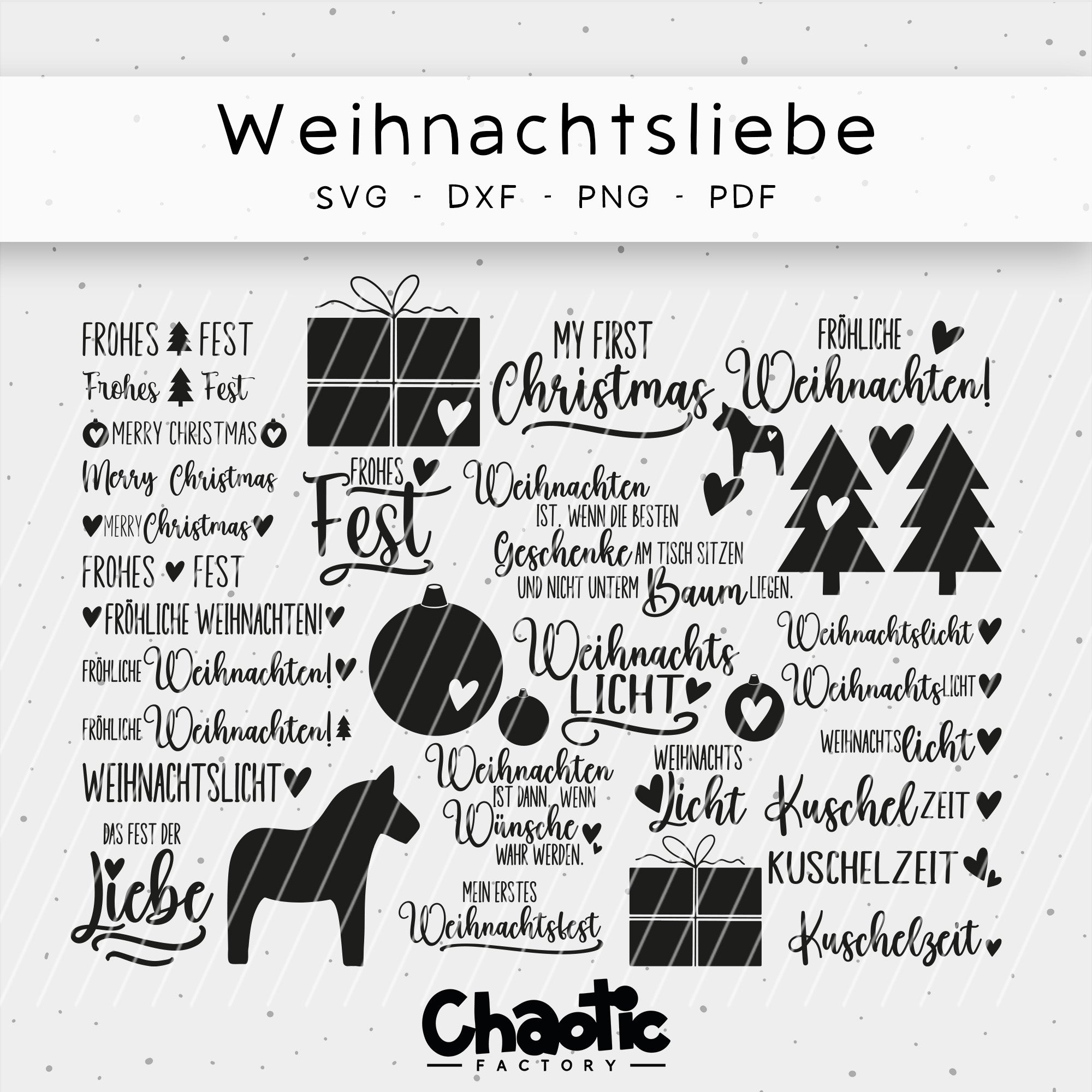 Plotterdatei Weihnachtsliebe