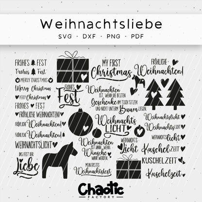 Plotterdatei Weihnachtsliebe