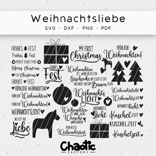 Plotterdatei Weihnachtsliebe