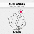 Plotterdatei Ahoi Anker