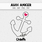 Plotterdatei Ahoi Anker
