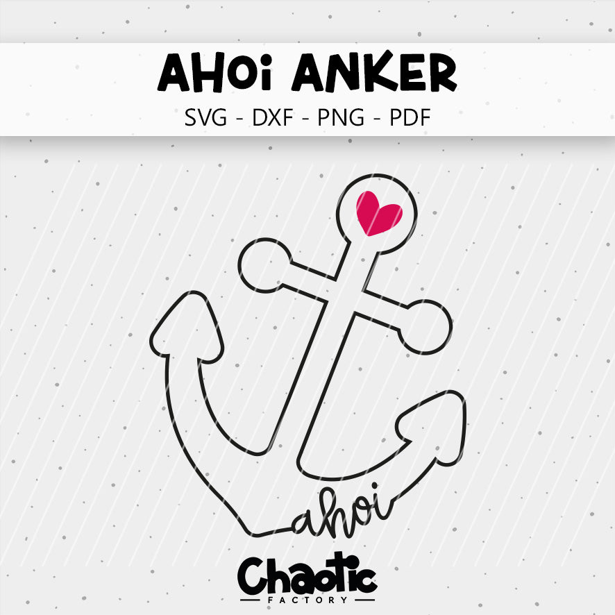 Plotterdatei Ahoi Anker