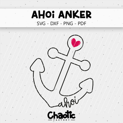 Plotterdatei Ahoi Anker