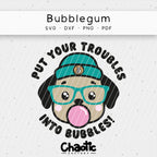 Plotterdatei Bubblegum