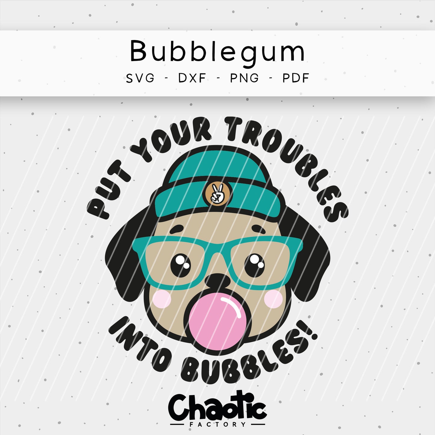 Plotterdatei Bubblegum