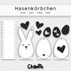 Plotterdatei Hasenkörbchen