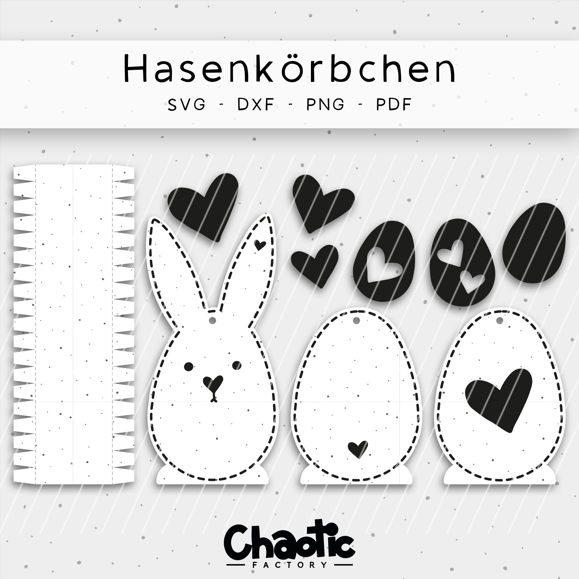 Plotterdatei Hasenkörbchen