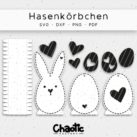 Plotterdatei Hasenkörbchen