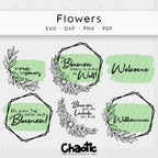 Plotterdatei Flowers