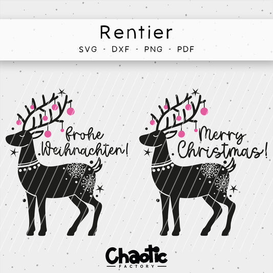 Plotterdatei Rentier
