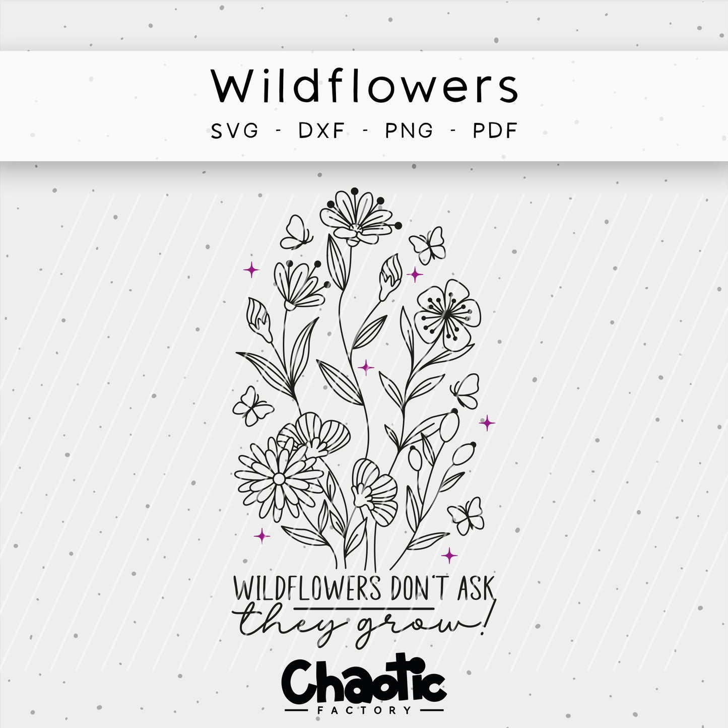 Plotterdatei Wildflowers