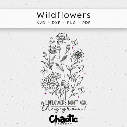 Plotterdatei Wildflowers