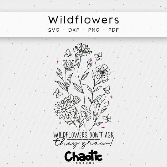 Plotterdatei Wildflowers