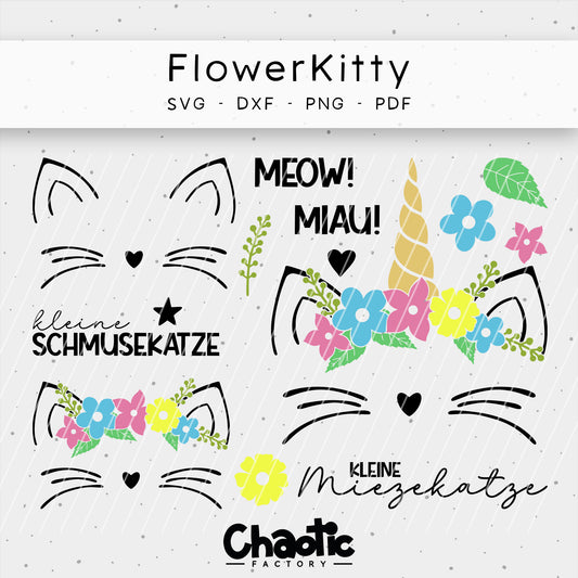 Plotterdatei FlowerKitty