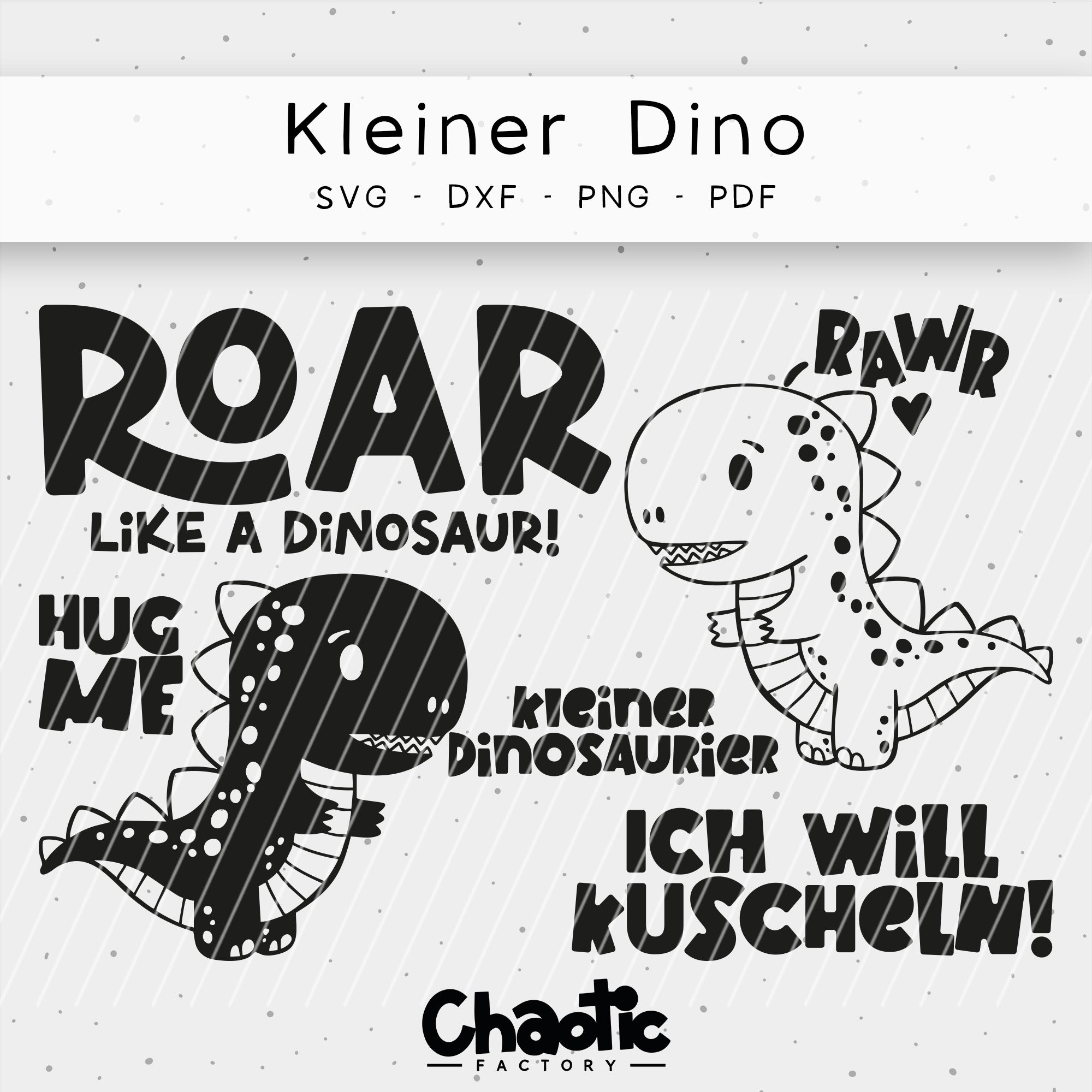 Plotterdatei Kleiner Dino