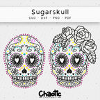 Plotterdatei Sugarskull