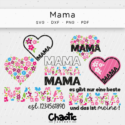 Plotterdatei Mama